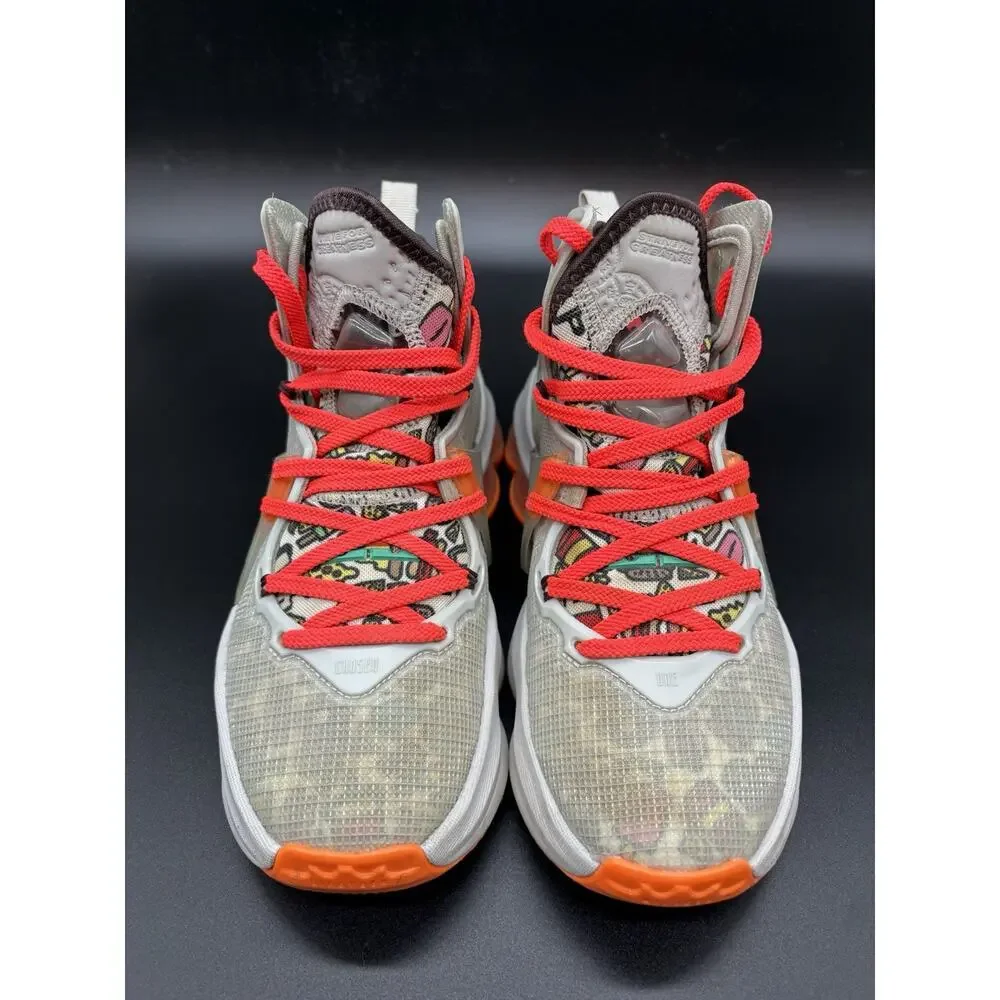 Nike LeBron 19 ‘Fast Food’ Basketball Shoes DD0418-001 Youth Size 4Y